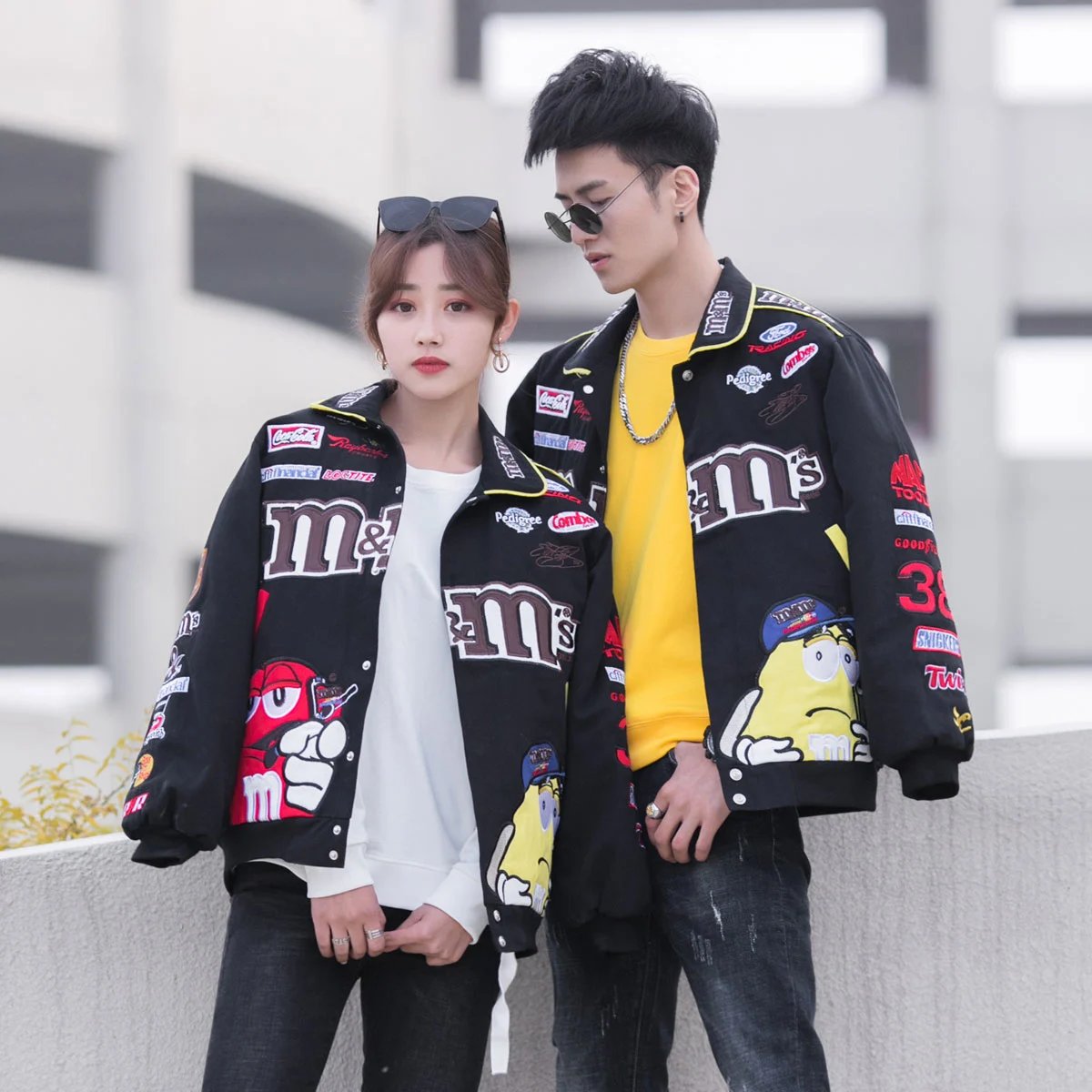 M&M Black Racer Jacket